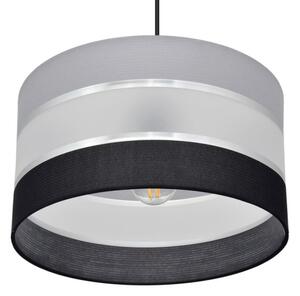 Lustră pe cablu HELEN 1xE27/15W/230V d. 35 cm neagră/gri/argintie