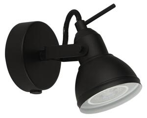 Spot de perete FOCUS 1xGU10/50W/230V negru Searchlight 1541BK