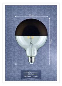 Bec LED dimabil cu cap sferic oglindit E27/6,5W/230V Paulmann 28679