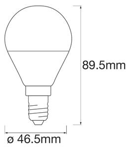SET 3x bec LED RGBW dimabil SMART+ E14/5W/230V 2700K-6500K Ledvance