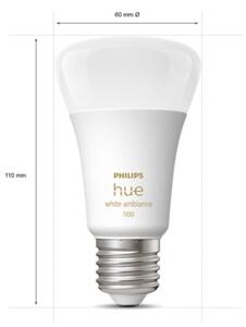 Bec LED dimabil Philips Hue WHITE AMBIANCE E27/8W/230V 2200-6500K
