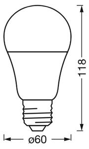 Bec LED antibacteriană A40 E27/9W/230V Wi-Fi, dimabil - Ledvance