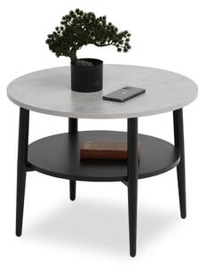 Z0ND0 Măsuță de cafea Randolf S (beton + negru). 1111687