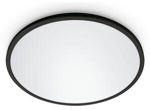 Plafonieră LED RGBW dimabilă SUPERSLIM LED/22W/230V Wi-Fi neagră WiZ
