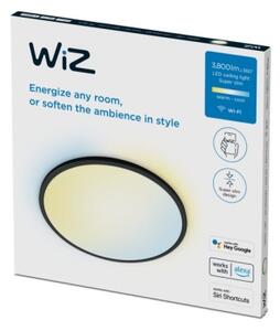 WiZ - Lampă LED plafon SUPERSLIM dimabilă 32W 230V negru Wi-Fi