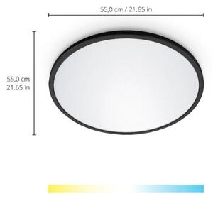 WiZ - Lampă LED plafon SUPERSLIM dimabilă 32W 230V negru Wi-Fi