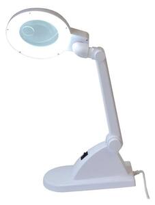 Lampă LED de masă cu lupă LED/6W/230V albă