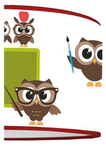 Lustră pe cablu pentru copii OWLS Duolla MULTI 1xE27/15W/230V d. 35 cm