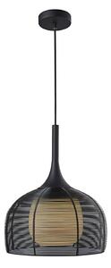 Lustră pe cablu CENTER 1xE27/9W/230V neagră Klausen 111052