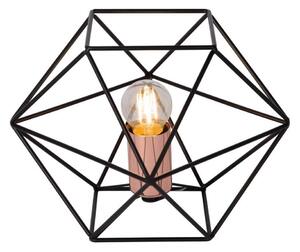 Lampă de masă OCTAGON 1xE27/40W/230V neagră Lucide 80502/01/29