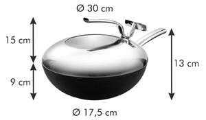 Tigaie cu capac de tip wok ø 30 cm President – Tescoma