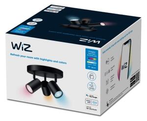 Spot LED RGBW dimabil IMAGEO 3xGU10/4,9W/230V negru Wi-Fi WiZ