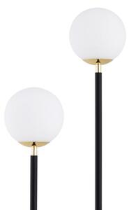 Lampadar FERRONE 2xE14/7W/230V neagră/albă/aurie Argon 7073