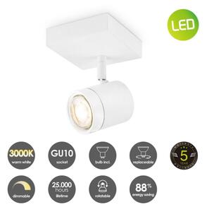 Spot LED dimabil MANU 1xGU10/5,8W/230V alb