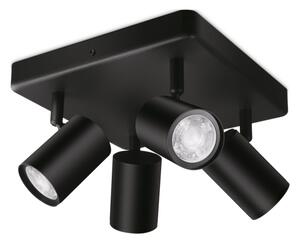Spot LED RGBW dimabil IMAGEO 4xGU10/4,9W/230V negru Wi-Fi WiZ