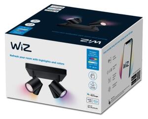 Spot LED RGBW dimabil IMAGEO 4xGU10/4,9W/230V negru Wi-Fi WiZ