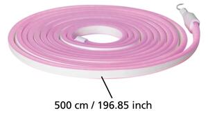 Bandă LED FLATNEONLED LED/96W/24V 5 m IP44 roz Eglo 900219