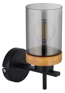 Lampă de masă FINCA 1xE27/40W/230V metal/lemn Globo 15557W