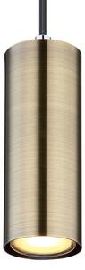 Lustră pe cablu Globo 57911HM ROBBY 1xGU10/35W/230V negru/alamă