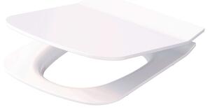 Cersanit Virgo, Scaun WC City Square cu cadere lenta, alb, K98-0220