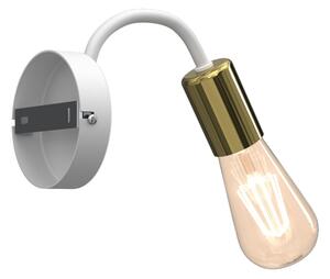 Lampă de perete DOW 1xE27/60W/230V albă/aurie