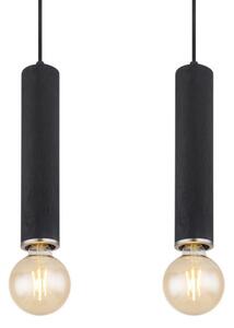 Lustră pe cablu MARION 4xE27/60W/230V lemn negru Globo 15499-4H