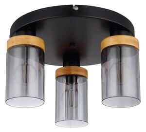 Lustră aplicată FINCA 3xE27/40W/230V metal/lemn Globo 15557-3D