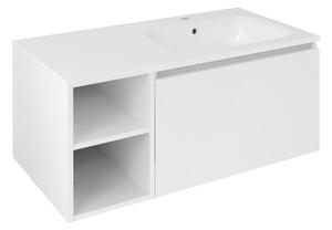 Sapho Sapho, dulap LOREA 100x46x51.5cm (30P+70cm), dreapta, alb mat, LE070-3131-R-11