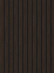 Mexen Lam-B, lamele acustice de perete 275 × 30 cm, placă HDF 4 mm, furnir tehnic, maro abanos, S100-275307-3015-022