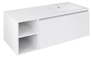 Sapho Sapho, dulap LOREA 120x46x51.5cm (30P+90cm), dreapta, alb mat, LE090-3131-R-04