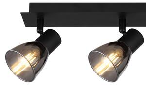 Spot CLAUDE 3xE14/40W/230V negru Globo 54307-3