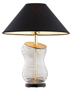 Lampă de masă VENETO 1xE27/15W/230V neagră/alamă Argon 8037