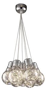 Lustră LED pe cablu BULBS LED/30W/230V crom lucios Klausen 142008
