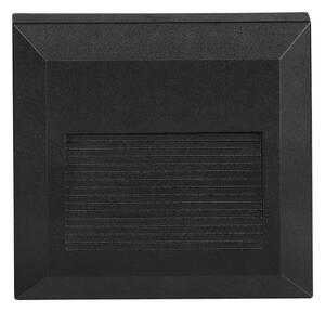 Corp de iluminat LED de exterior pentru scări LED/2W/230V IP65 3000K negru