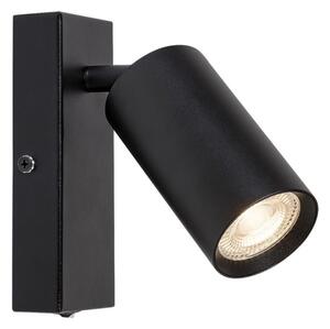 Spot de perete SOLO 1xGU10/25W/230V negru Rabalux 2084