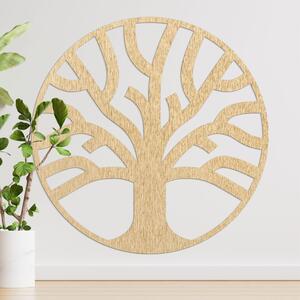 Decor elegant de perete din lemn copac de viață - SILVA