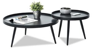 Z0ND0 Măsuță de cafea Lantan Zest Xl (negru + negru). 1111841