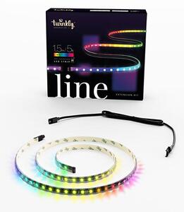 Bandă LED RGB de extensie LINE 100xLED 1,5m Wi-Fi Twinkly TWL100ADP-B