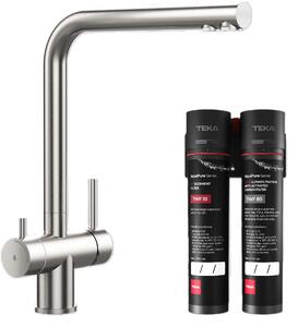 Set baterie pentru filtru apă Teka Uni 116030084, filtru sub chiuvetă Teka TWF 118510001