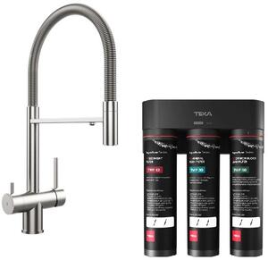 Set baterie pentru filtru apă Teka Uni 116080001, filtru sub chiuvetă Teka TWF 118510002