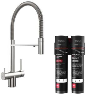 Set baterie pentru filtru apă Teka Uni 116080001, filtru sub chiuvetă Teka TWF 118510001