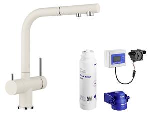 Set filtru sub chiuvetă Blanco Soft 527453, baterie bucătărie Blanco Fontas-S II 526947
