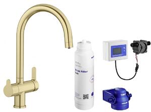 Set filtru sub chiuvetă Blanco Soft 527453, baterie bucătărie Blanco Trima 526695