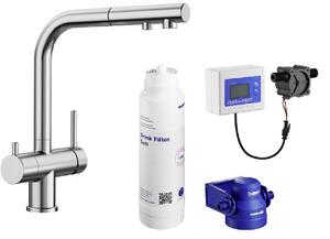 Set filtru sub chiuvetă Blanco Soft 527453, baterie bucătărie Blanco Fontas-S II 525199