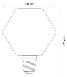 Bec LED DECO VINTAGE LB160 E27/4W/230V 1800K