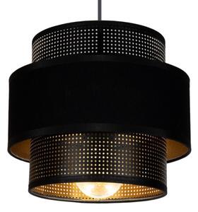 Lustră pe cablu NESS 2xE27/60W/230V neagră