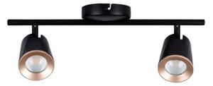 Spot LED 2xLED/5W/230V 4000K negru