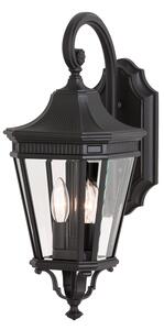 Aplică de exterior COTSWOLD LANE 2xE14/60W/230V IP44 neagră Feiss