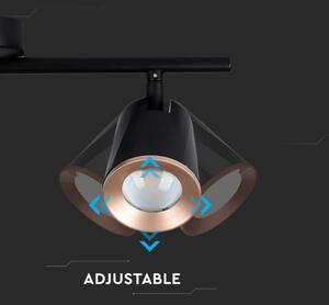 Spot LED 3xLED/5W/230V 4000K negru