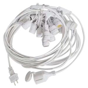 Ghirlandă luminoasă de exterior STRING, 15 x soclu E27, 40 W pe bec (max.), 230 V, 15 m, IP65